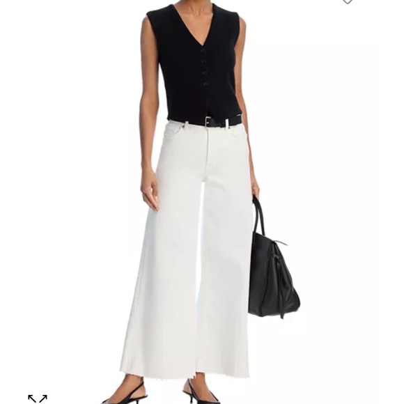 FRAME - Le Palazzo Crop in Au Natural Clean - Picture 1 of 15